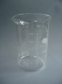 Vaso precipitado borosilicato forma baja  600 ml.